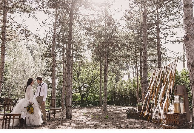 mediterranean forest wedding shoot 0025