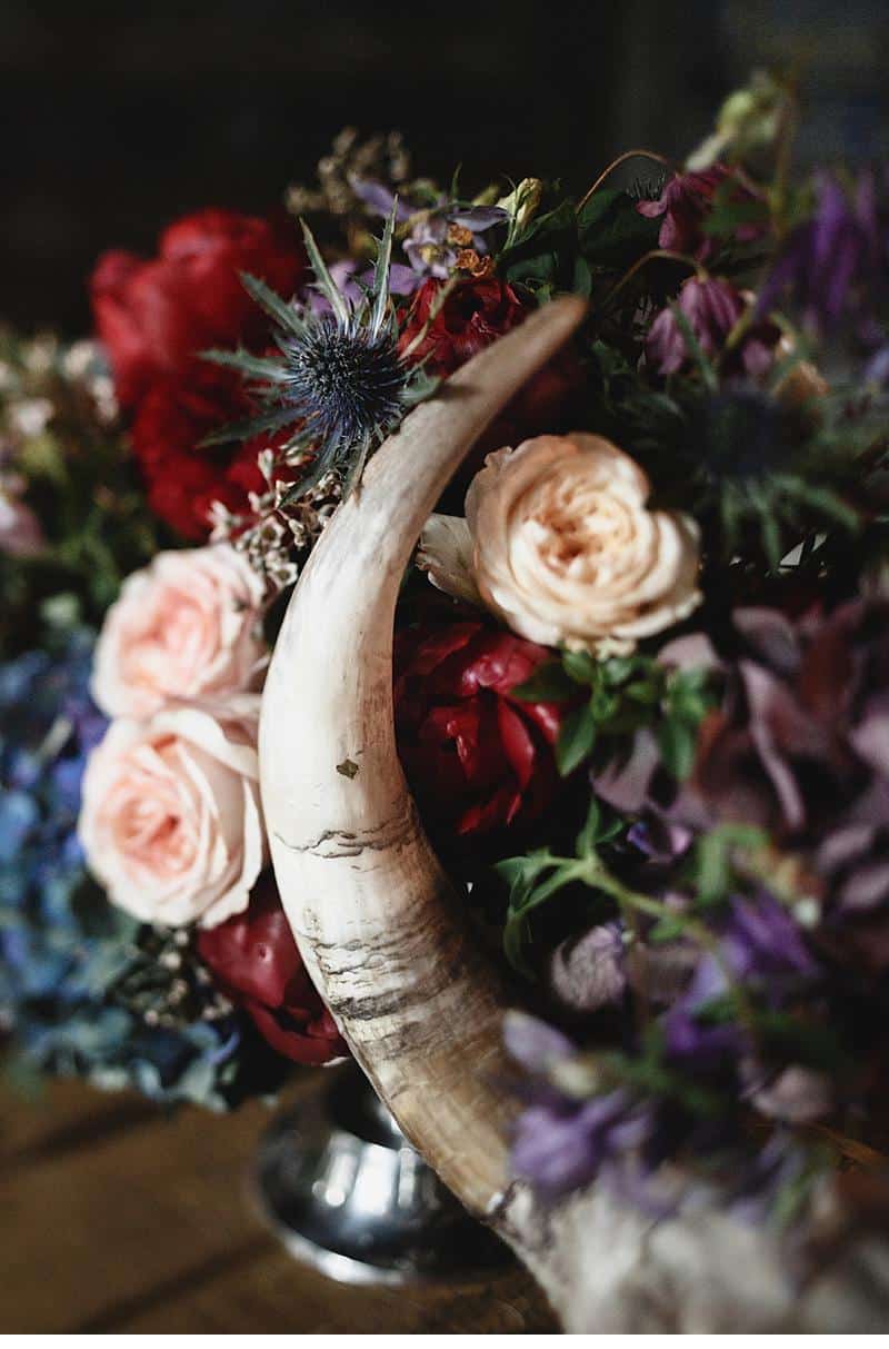 flowers and bones wedding inspirations 0023