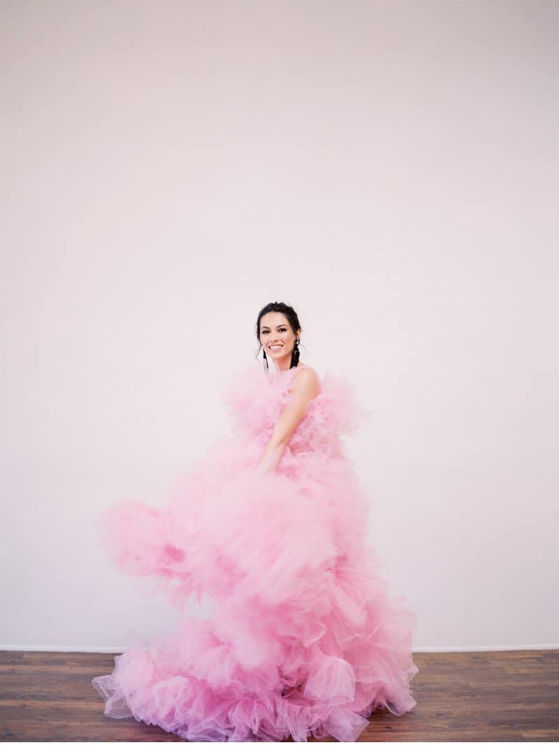 Opulent wedding dress dream in pink - Hochzeitsguide – Der moderne ...
