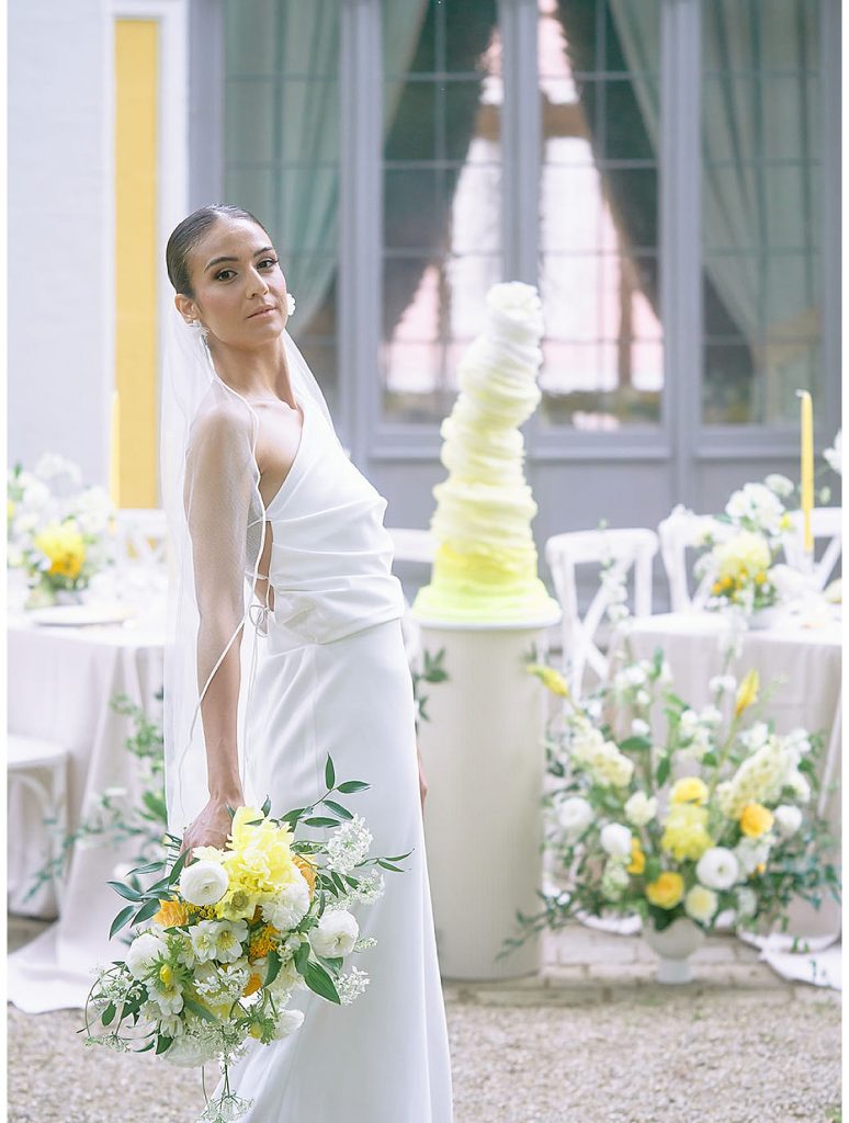 Selene Adores Wedding in white and yellow (7)